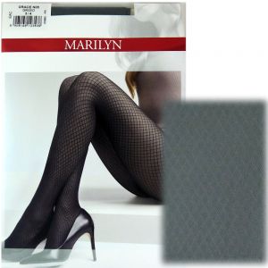 Marilyn GRACE N05 R1/2 rajstopy romby grigio